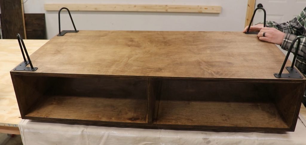How To Make a Mid-Century Modern Style Coffee Table with Hairpin Legs ...